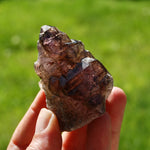 Smoky Amethyst Quartz Crystal Self Standing Elestial