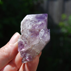 DT ET Elestial Window Amethyst Quartz Crystal Cathedral