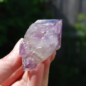 DT ET Elestial Window Amethyst Quartz Crystal Cathedral