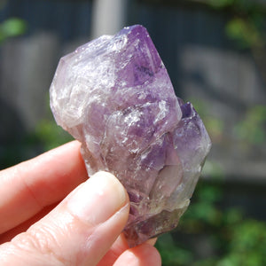 DT ET Elestial Window Amethyst Quartz Crystal Cathedral