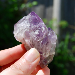 DT ET Elestial Window Amethyst Quartz Crystal Cathedral