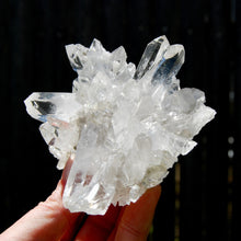 Load image into Gallery viewer, Cosmic Lemurian Silver Quartz Crystal Starburst Cluster DT Dow Channeler Starbrary, Brazil
