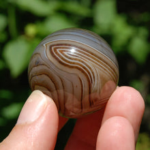 Load image into Gallery viewer, Sardonyx Banded Agate Crystal Sphere
