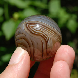 Sardonyx Banded Agate Crystal Sphere