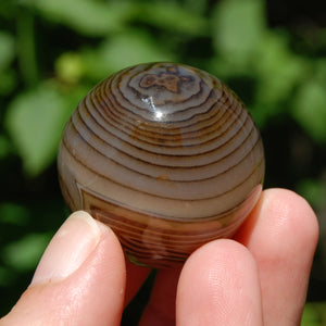 Sardonyx Banded Agate Crystal Sphere