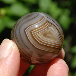 Sardonyx Banded Agate Crystal Sphere