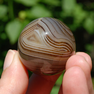 Sardonyx Banded Agate Crystal Sphere