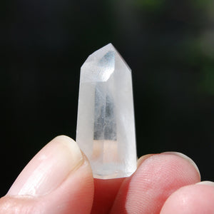 Channeler White Amphibole Quartz Crystal Tower