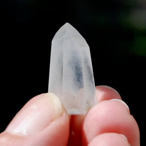 Channeler White Amphibole Quartz Crystal Tower