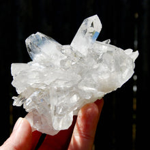 Load image into Gallery viewer, Cosmic Lemurian Silver Quartz Crystal Starburst Cluster DT Dow Channeler Starbrary, Brazil
