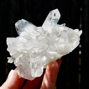 Cosmic Lemurian Silver Quartz Crystal Starburst Cluster DT Dow Channeler Starbrary, Brazil