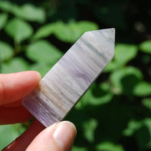 Load image into Gallery viewer, Lavender Fluorite Crystal Tower
