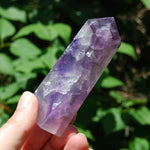 Purple Fluorite Crystal Tower