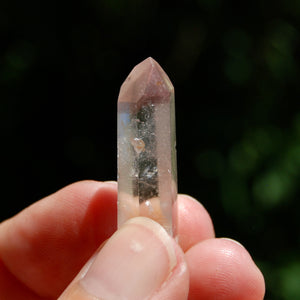 RARE Dow Channeler Pink Phantom Lithium Quartz Crystal Mini Tower