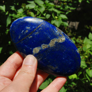 XL AAA Lapis Lazuli Crystal Palm Stone