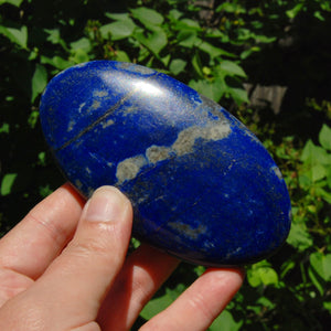 XL AAA Lapis Lazuli Crystal Palm Stone