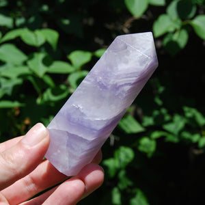 Lavender Fluorite Crystal Tower