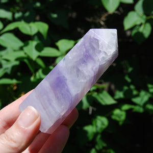 Lavender Fluorite Crystal Tower