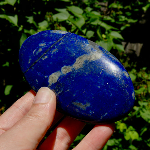 XL AAA Lapis Lazuli Crystal Palm Stone