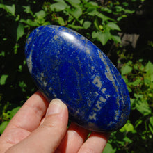 Load image into Gallery viewer, XL AAA Lapis Lazuli Crystal Palm Stone
