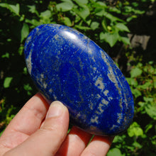 Load image into Gallery viewer, XL AAA Lapis Lazuli Crystal Palm Stone
