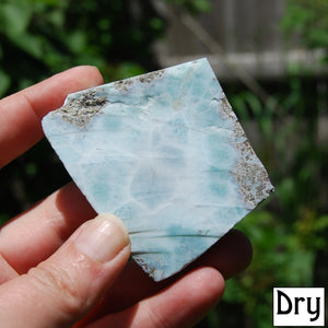 Larimar Crystal Slab, Dominican Republic