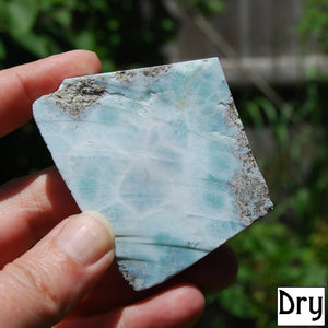 Larimar Crystal Slab, Dominican Republic