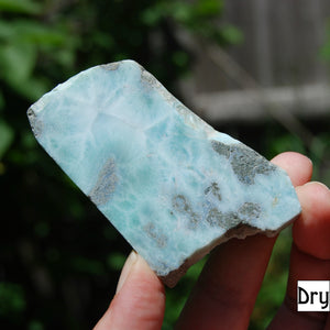 Genuine Larimar Crystal Slab, Dominican Republic