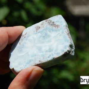 Larimar Crystal Slice