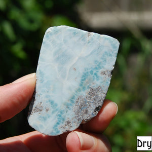 Larimar Crystal Slice