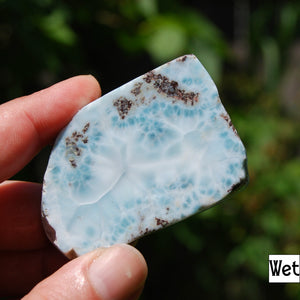 Larimar Crystal Slice