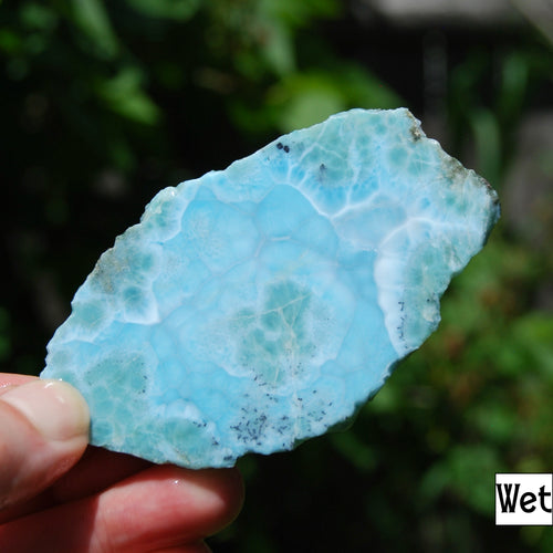 Genuine Larimar Crystal Slab, Dominican Republic