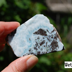 Larimar Crystal Slab