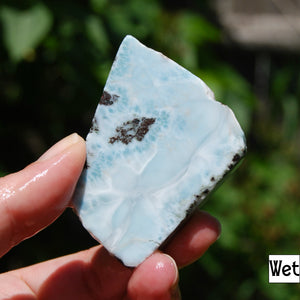 Larimar Crystal Slab