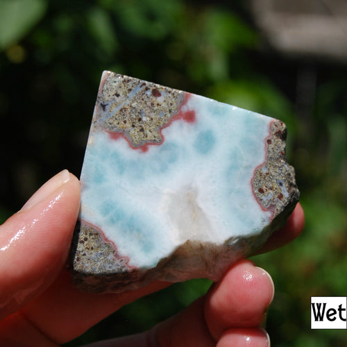 Genuine Larimar Crystal Slab, Dominican Republic