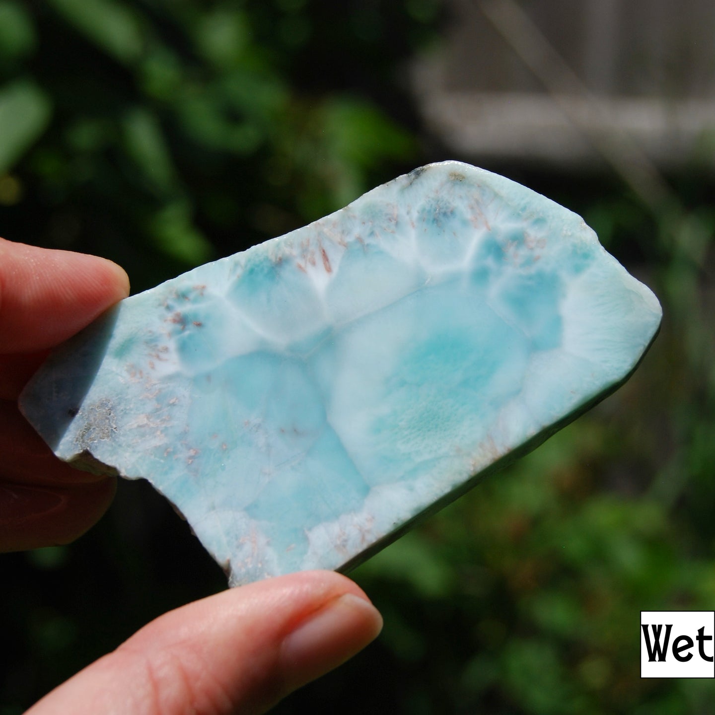 Genuine Larimar Crystal Slab, Dominican Republic