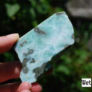 Genuine Larimar Crystal Slab, Dominican Republic