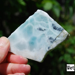 Genuine Larimar Crystal Slab