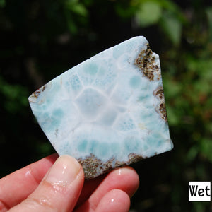 Larimar Crystal Slab, Dominican Republic