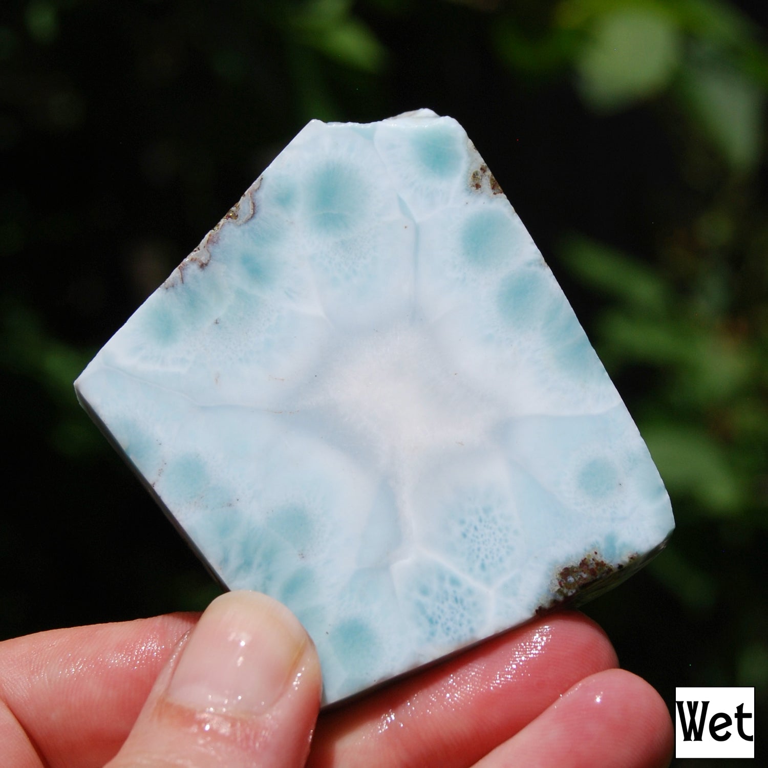 Larimar Crystal Slab, Dominican Republic