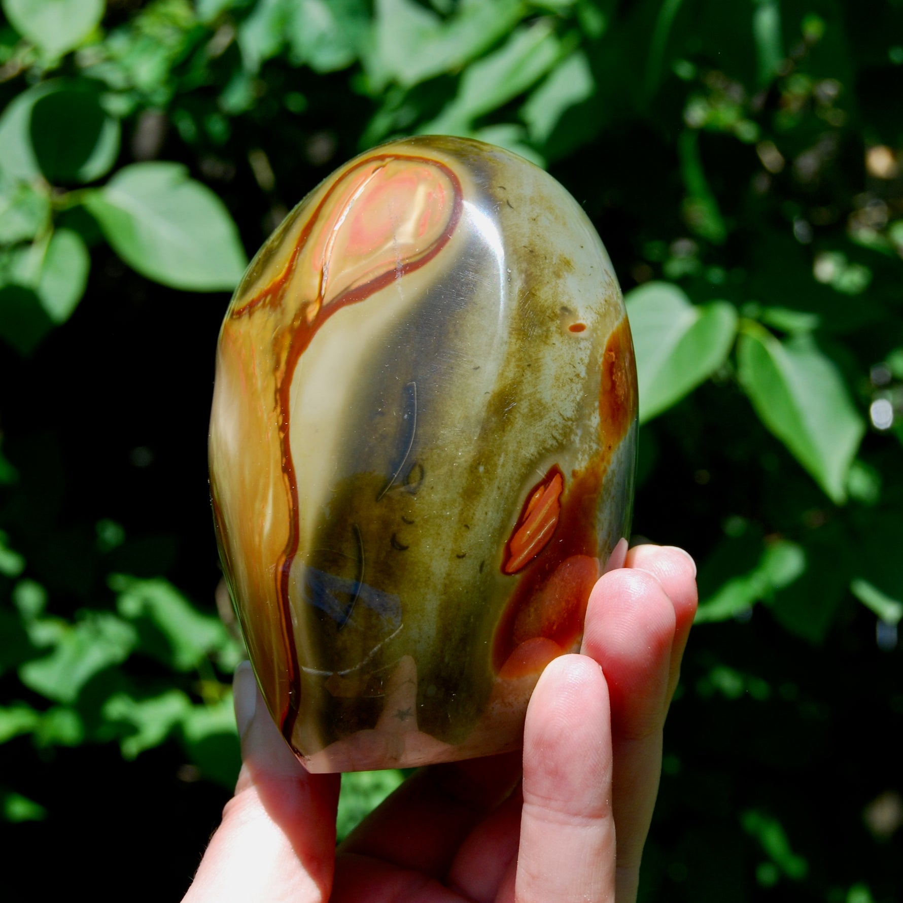 Polychrome Jasper Crystal Freeform Tower