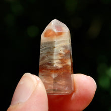 Load image into Gallery viewer, Dow Channeler Red Blue Amphibole Quartz Crystal Mini Tower
