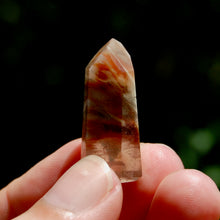 Load image into Gallery viewer, Dow Channeler Red Blue Amphibole Quartz Crystal Mini Tower
