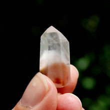 Load image into Gallery viewer, Trans Channeler White Red Amphibole Quartz Crystal Mini Tower
