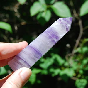 Purple Fluorite Crystal Tower