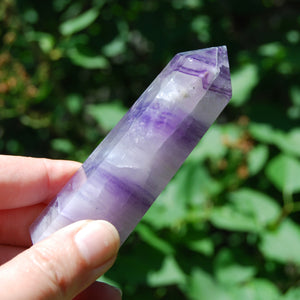 Purple Fluorite Crystal Tower