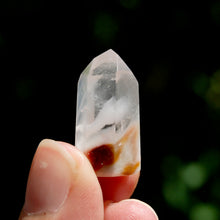 Load image into Gallery viewer, Trans Channeler White Red Amphibole Quartz Crystal Mini Tower
