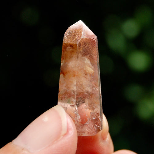 Channeler Amphibole Quartz Crystal Mini Tower, Angel Phantom Quartz