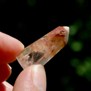 Channeler Amphibole Quartz Crystal Mini Tower, Angel Phantom Quartz