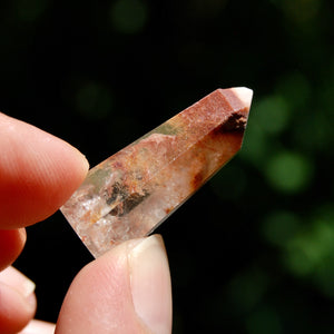 Channeler Amphibole Quartz Crystal Mini Tower, Angel Phantom Quartz